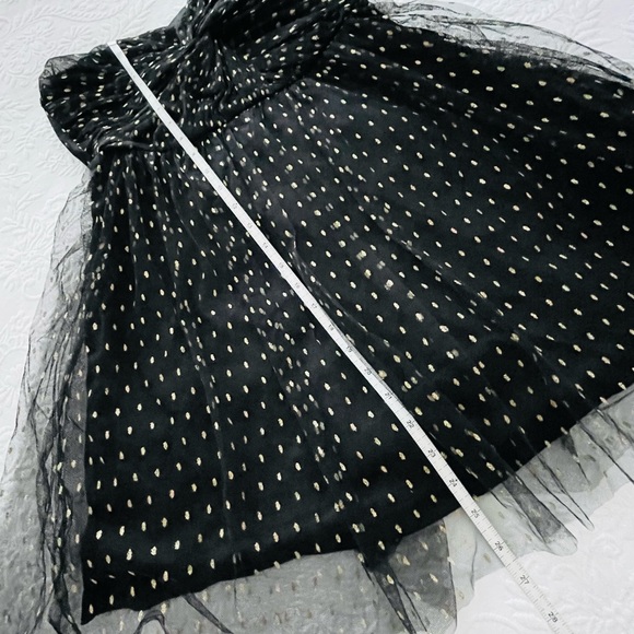 NWT Lulus Destined for Dancing Black Polka Dot Mesh Strapless Mini Dress Small - Picture 8 of 8